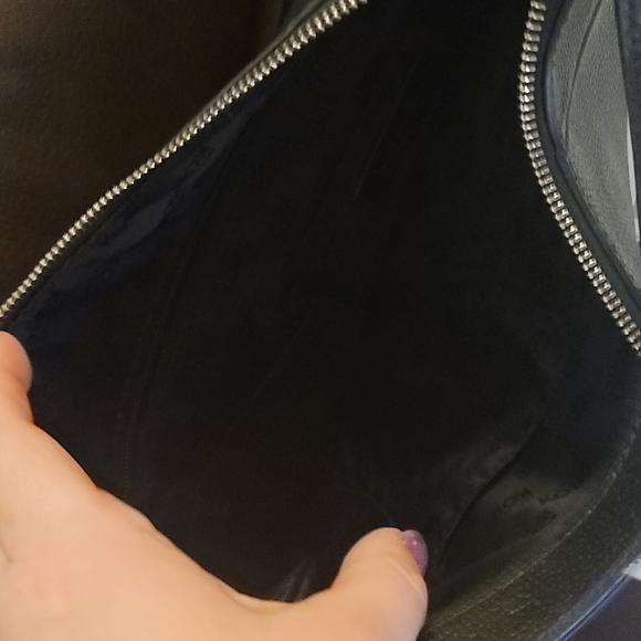 Excellent  large Black Michael Kors handbag purse with COA  💯 authentic - Picture 5 of 9